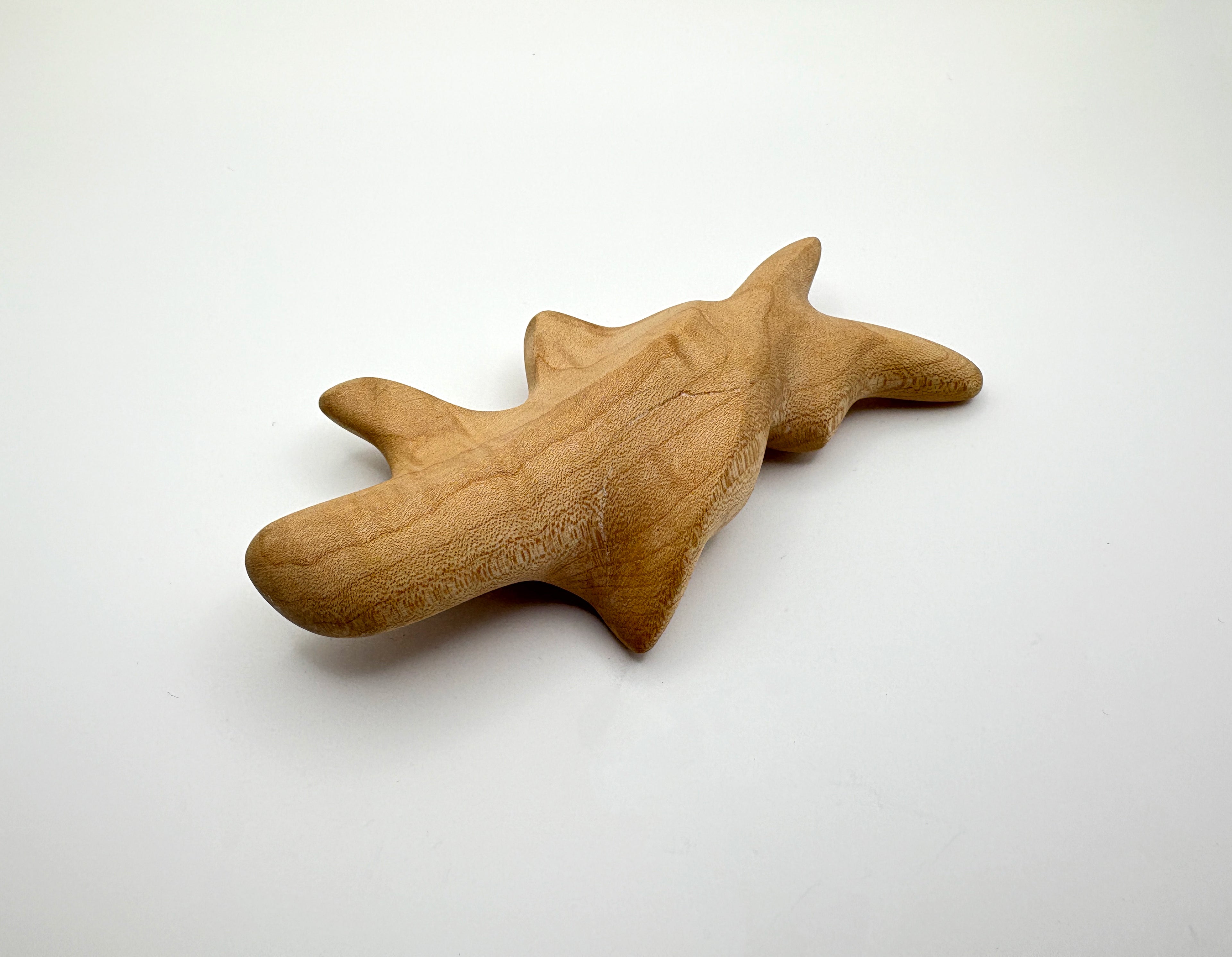Maple Cetacean Brooch