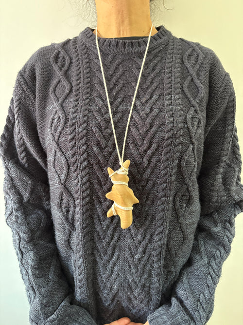 Maple Cetacean Pendant