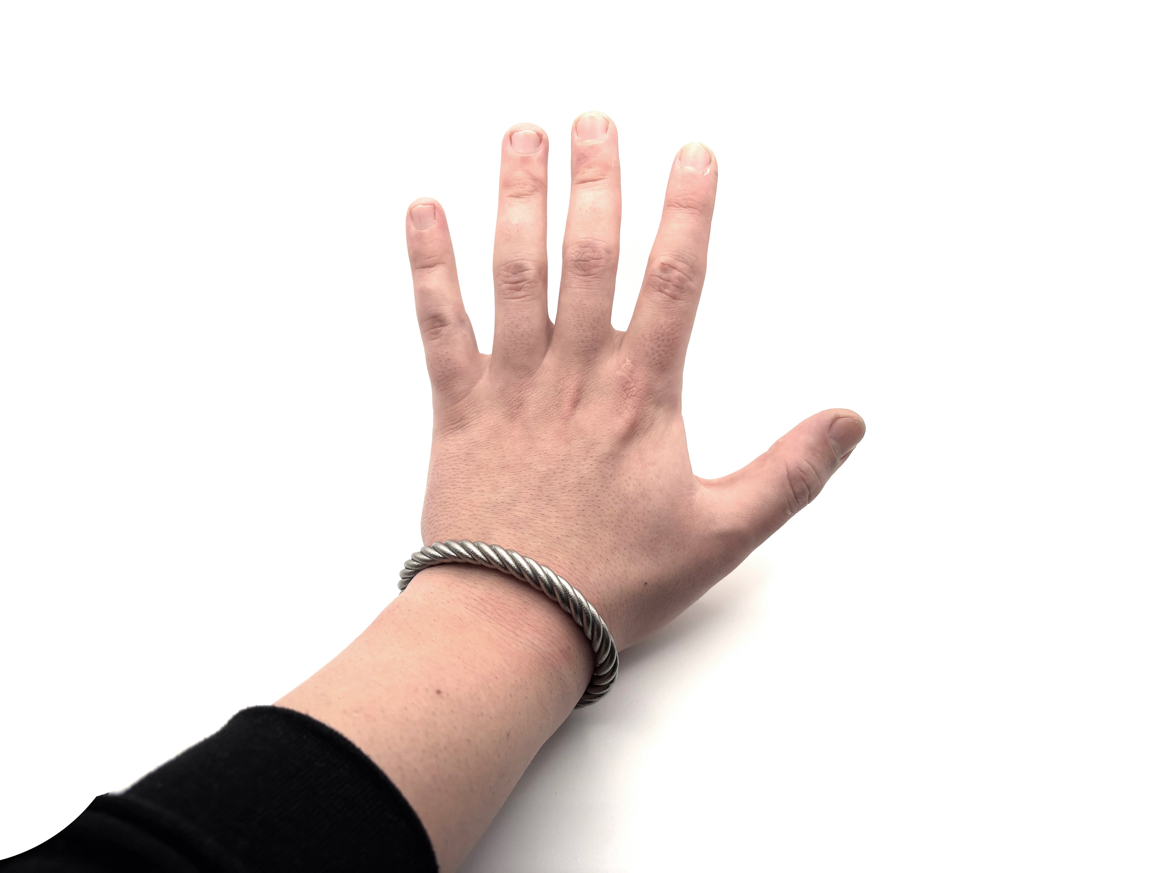 Sintered Twisted Bangle-Large