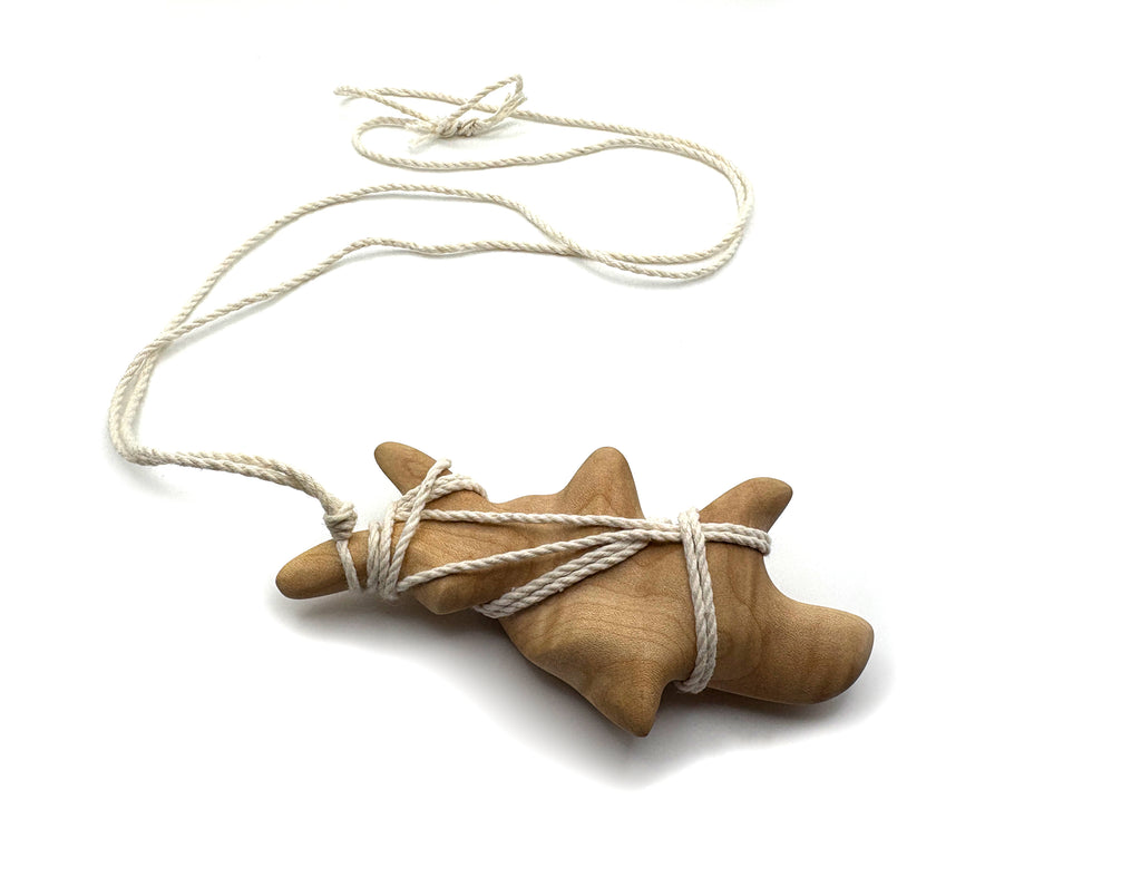 Maple Cetacean Pendant