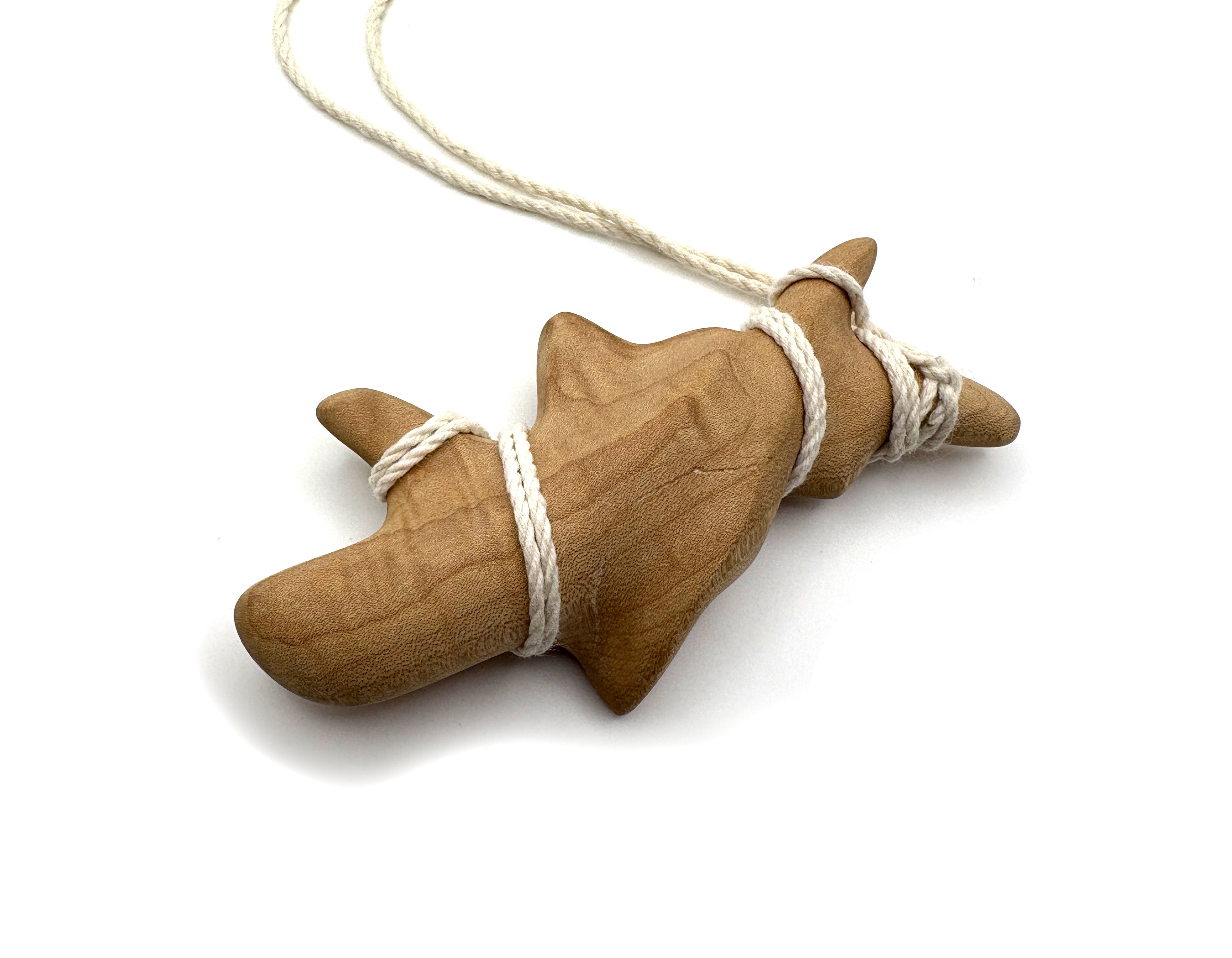Maple Cetacean Pendant