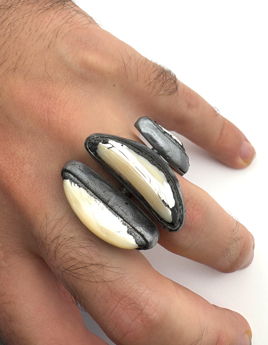 Multi-Shell Ring-Size 8.25